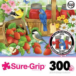 Surelox 300 Piece Sure Grip Puzzle   Birds & Berries