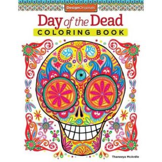 Day of the Dead Adult Coloring Book