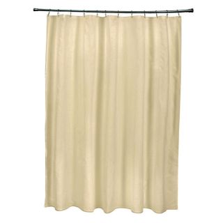 71 x 74 inch Ginger Solid Shower Curtain