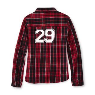 Route 66 Girls Graphic Flannel Shirt   Plaid   Kids   Kids Clothing