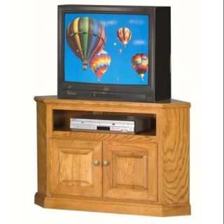 Classic Oak 40 in. Corner TV Cabinet (Dark Oak)