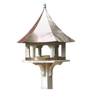 Lazy Hill Farm Designs Carousel Bird Feeder with Polished Copper Roof