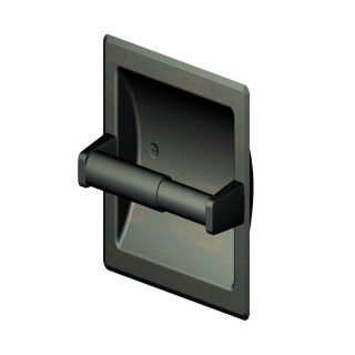 Project Source Seton Oil Rubbed Bronze Recessed Toilet Paper Holder