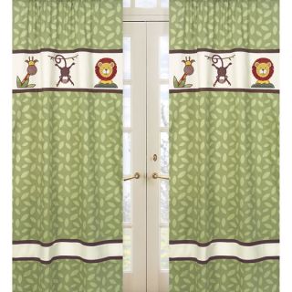 Jungle Time 84 inch Curtain Panel Pair