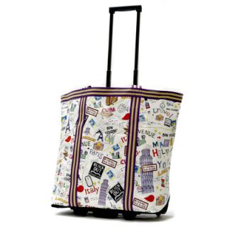 Olympia Cosmopolitan City Rolling Shopping Tote