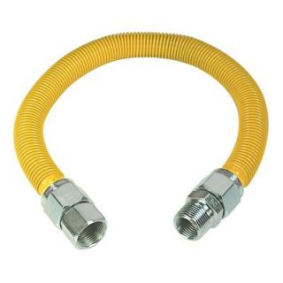 ProCoat 3/4 in. FIP x 3/4 in. MIP x 36 in. Stainless Steel Gas Connector 7/8 in. OD (255,900 BTU) CSSB21 36 X