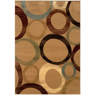 Berber and Yellow Abstract Accent Rug (22 x 33)