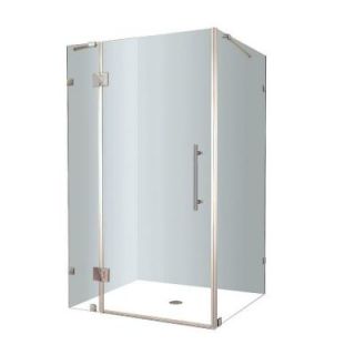Aston Avalux 48 in. x 36 in. x 72 in. Frameless Shower Enclosure in Chrome with Self Closing Hinges SEN987 CH 4836 10