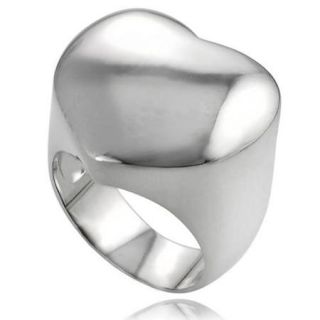 Journee Collection Sterling Silver Heart Ring Size  5