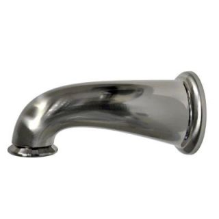DANCO 8 in. Universal Decorative Tub Spout with Diverter in Brushed Nickel 10319