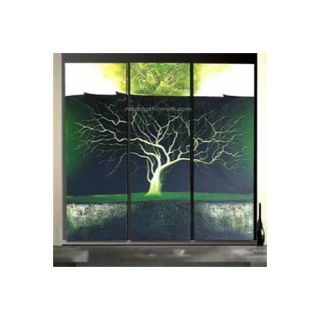 Design Art Abstract Tree 3 Piece Original Painting on Canvas Set in