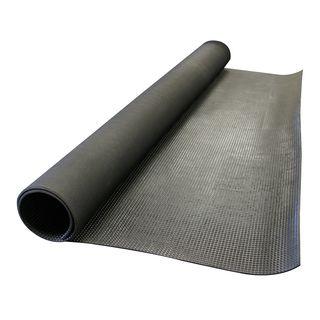 Rubber Flooring   1/4 inch x 4ft rolls   Black Rubber Mats Available
