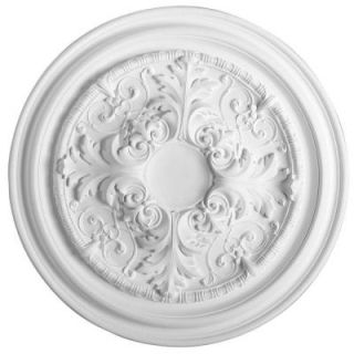 American Pro Decor European Collection 27 3/8 in. x 1 3/8 in. Floral Polyurethane Ceiling Medallion 5APD10608