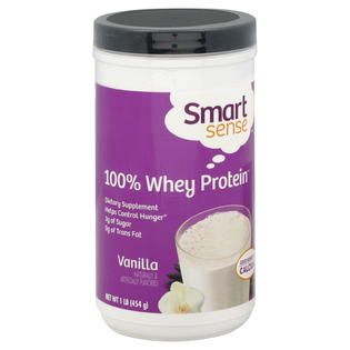 Smart Sense  100% Whey Protein, Vanilla, 1 lb (454 g)