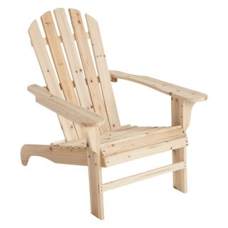 Stonegate Designs Fir Wood Adirondack Chair — 35 3/4in.L x 30 1/2in.W x 35 1/2in.H, Model# CS-001KD  Chairs