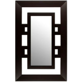 Simpli Home 42 in. x 26 in. Harlow Decorative Framed Mirror DISCONTINUED AXCIMM219