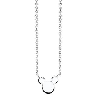 Silver Mickey Mouse Necklace Silver (18.45)