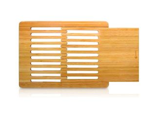 macally Bamboo Cooling Stand for Laptop Computer with Mouse Pad ECOPAD