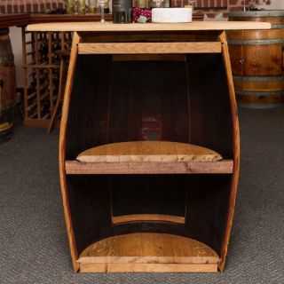 Napa East Barrel Bar with Wine Storage