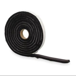 2RRF4 Foam Seal, 10 ft., 3/4 in. W, Black, Rubber