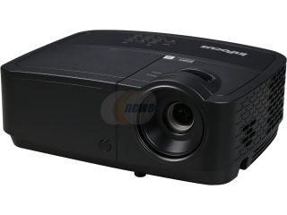 InFocus IN112x 800 x 600 SVGA 3200 Lumens, Contrast Ratio 15,000:1, HDMI Input, 2W Speaker, Instant on/off, DLP 3D Ready Projector