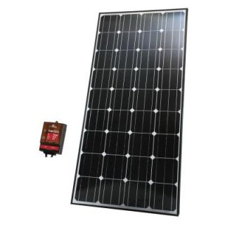 Ecowareness 165 Watt Monocrystalline Silicon Solar Panel for 12 Volt Charging 50160