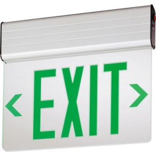 Lithonia Lighting Aluminum LED Emergency Exit Sign EDG 2 G EL M6