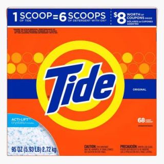 Tide 95 oz. Original Scent Powder Laundry Detergent (68 Loads) 003700084991