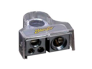 STINGER SPT53102 CHROME (1) 1/0 GA (1) 4 GA (2) 8 GA OUTPUTS + BATTERY TERMINAL