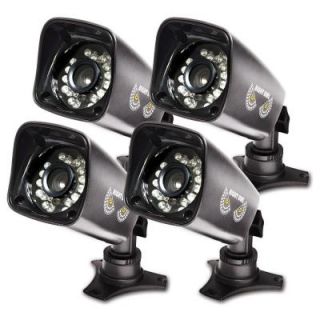 Night Owl Wired Hi Resolution 700 TVL Indoor/Outdoor Security Bullet Cameras with 75 ft. of Night Vision (4 Pack) CAM 4PK 724