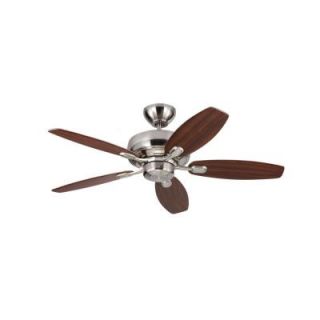Monte Carlo Centro Max II 44 in. Brushed Steel Silver Ceiling Fan 5CQM44BS
