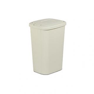 Hefty 13.3 Gallon Tan Wastebasket with Touch Lid   Home   Kitchen