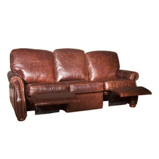 Newmarket Leather Reclining Sofa by Coja