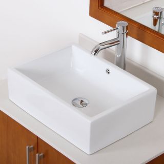 ELITE C1481F371023C High Temperature Grade A Ceramic Bathroom Sink
