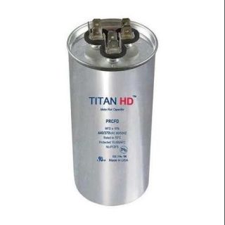 TITAN HD PRCFD355A Motor Run Capacitor, 35/5 MFD, 440V, Round