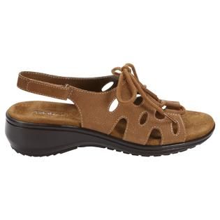 Cobbie Cuddlers   Womens Michaelene Ghille Slingback WW   Brown