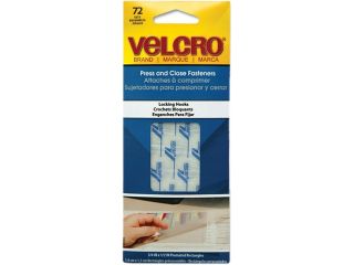 Velcro Hook to Hook Fasteners, Clear