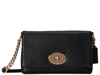 COACH Polished Pebble Leather Crosstown Crossbody