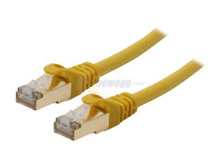 Rosewill RCNC 11055 50 ft. Cat 7 Yellow Shielded Twisted Pair (S/STP) Networking Cable