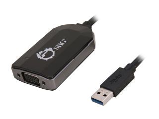 SIIG JU VG0211 S1 USB 3.0 to VGA External Video Card Multi Monitor Adapter