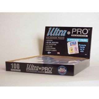 Ultra Pro 4 x 6 Card or Photos Display Box (3 Pocket Pages