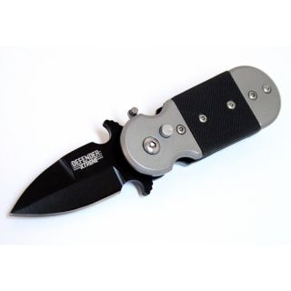 Defender 5 inch Mini Black Push button Spring assisted Knife