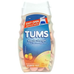 Tums  Regular Strength Assorted Fruit Tablets 150 Count