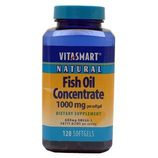 VitaSmart  Fish Oil Concentrate Softgels 1000mg 120 Count