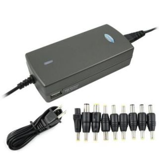 Lenmar 90 Watt AC Laptop Power Adapter with Integrated USB Port for Portable Electronic Devices LAC90