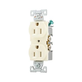 Eaton 15 Amp 125 Volt Almond Indoor Duplex Wall Outlet