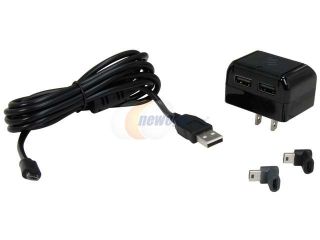 Open Box SCOSCHE GPSPWRR Black Dual 1A USB Home Charger for GPS and most other USB Powered devices (includes tips)