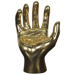 Brass Peace Sign Hand Decor   17327890   Shopping