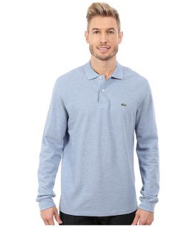 Lacoste Long Sleeve Classic Chine Pique Polo Cloud Blue
