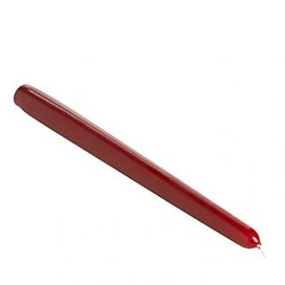 Essential Home 10 Inch Unscented Red Taper Candle   Food & Grocery